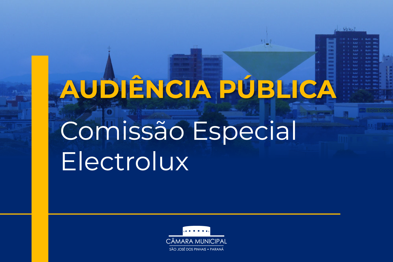 Câmara promove Audiência Pública para debater transparência na instalação da Electrolux
